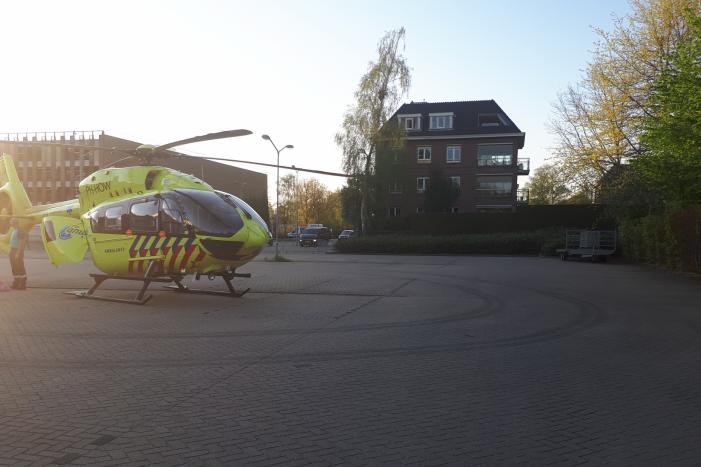 Traumahelikopter brengt patiënt van Duitsland naar St. Jansdal Ziekenhuis