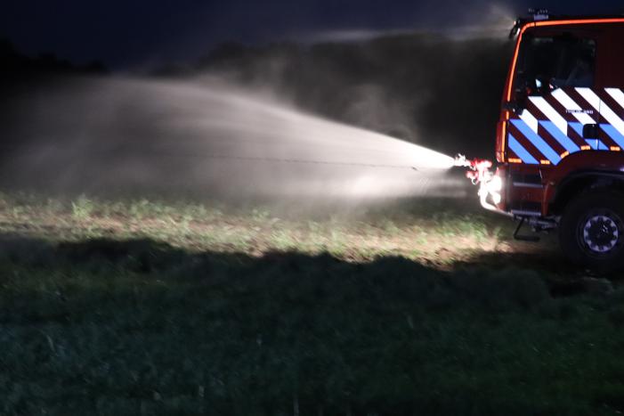 Stuk weiland vat vlam