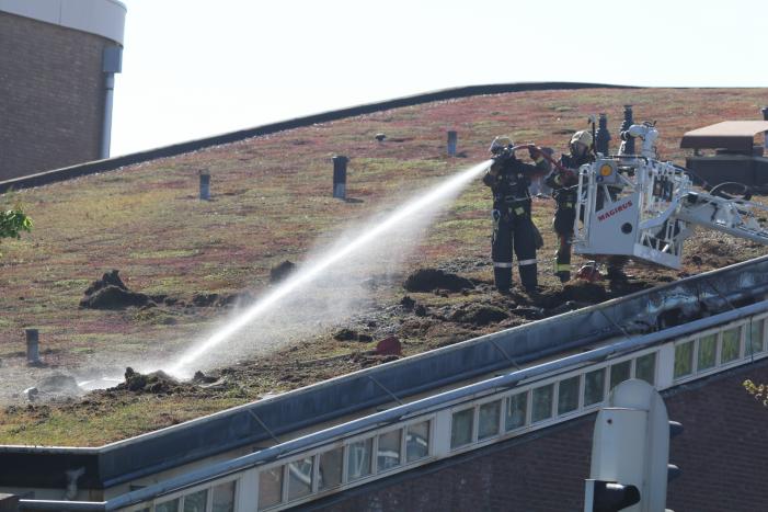Grote brand in voormalige kerk en uitvaartcentrum