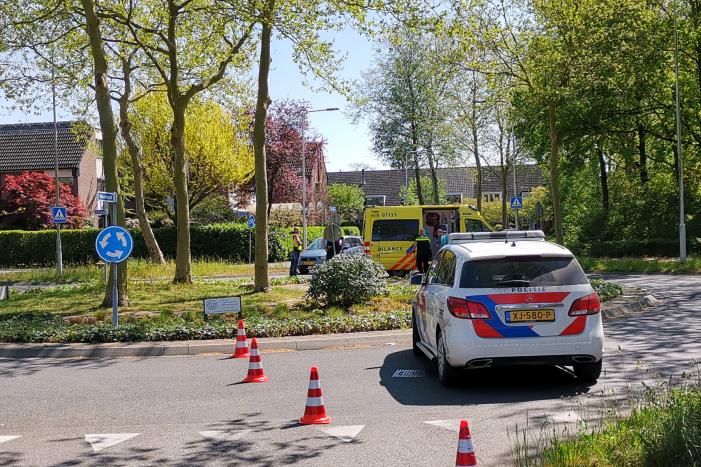 Fietser gewond bij aanrijding met auto