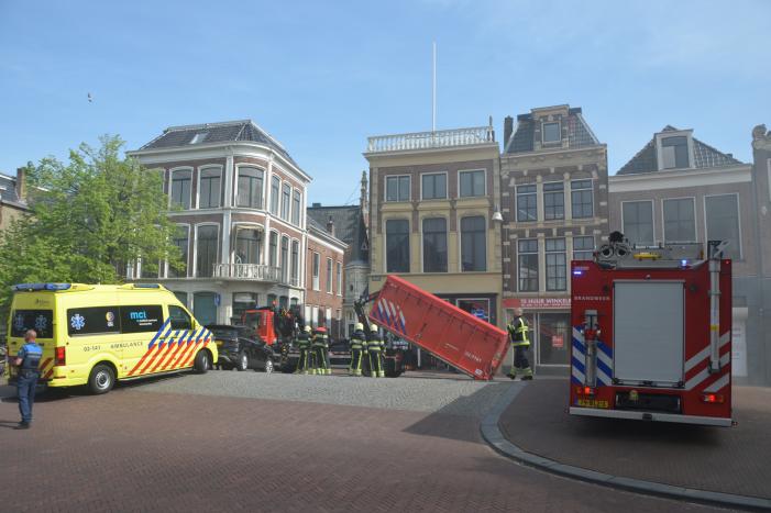 Grote brand bij Discus Muziek