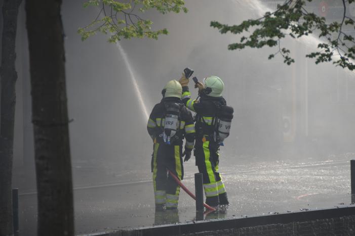 Grote brand bij Discus Muziek