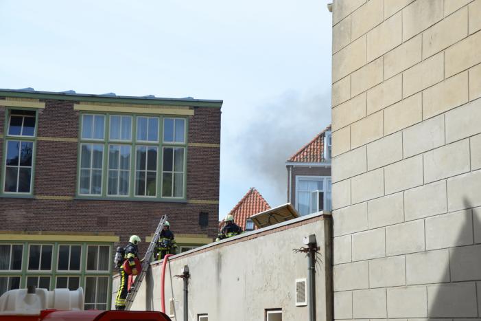 Grote brand bij Discus Muziek