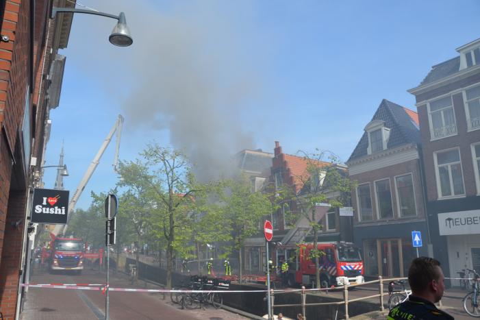 Grote brand bij Discus Muziek