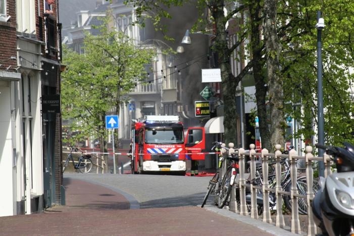 Grote brand bij Discus Muziek