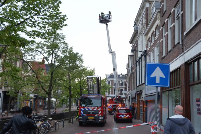 Grote brand bij Discus Muziek
