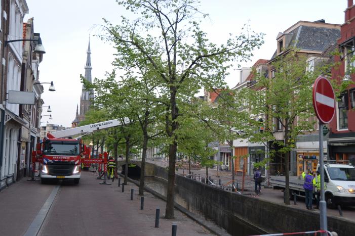 Grote brand bij Discus Muziek