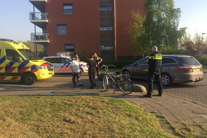 Fietser gewond na aanrijding met personenauto