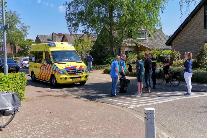 Fietsster gaat onderuit en raakt gewond