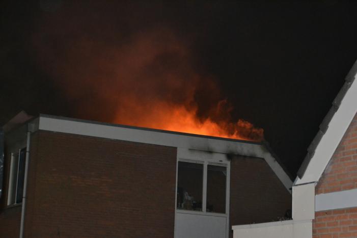 Uitslaande woningbrand