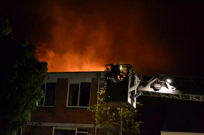 Uitslaande woningbrand
