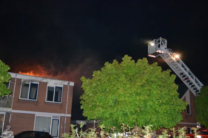 Uitslaande woningbrand