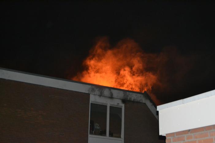 Uitslaande woningbrand
