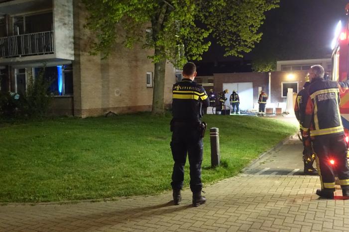 Opnieuw afvalbrand tegen gebouw Rode Kruis