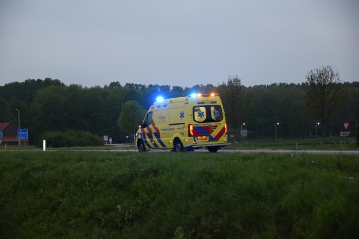 Bestuurder gewond bij eenzijdig ongeval