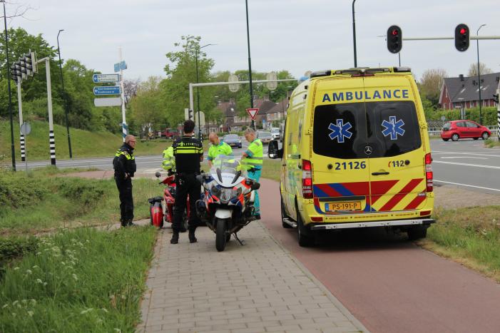 Man met driewieler belandt in sloot