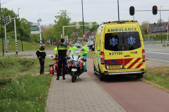 Man met driewieler belandt in sloot