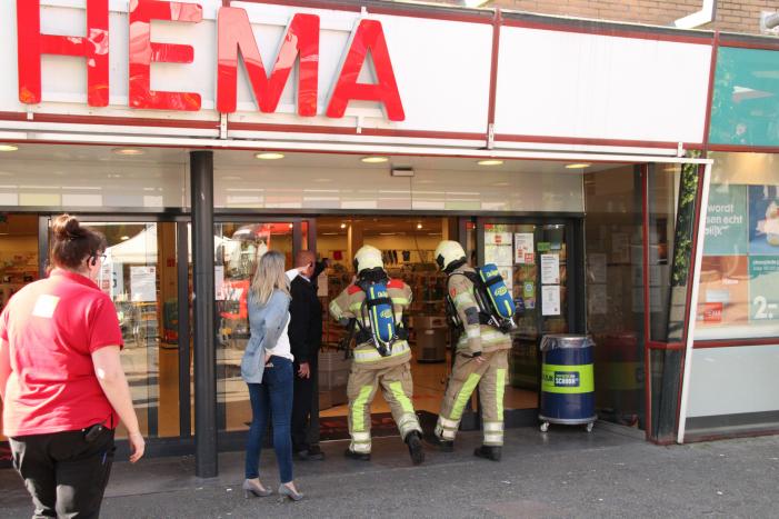 Hema winkelcentrum Emiclaer ontruimd na brand
