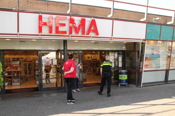 Hema winkelcentrum Emiclaer ontruimd na brand
