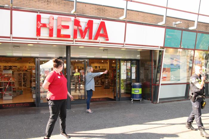 Hema winkelcentrum Emiclaer ontruimd na brand