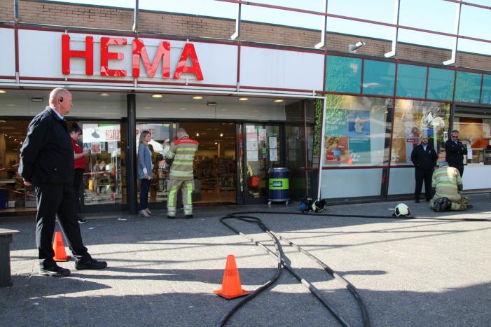 Hema winkelcentrum Emiclaer ontruimd na brand