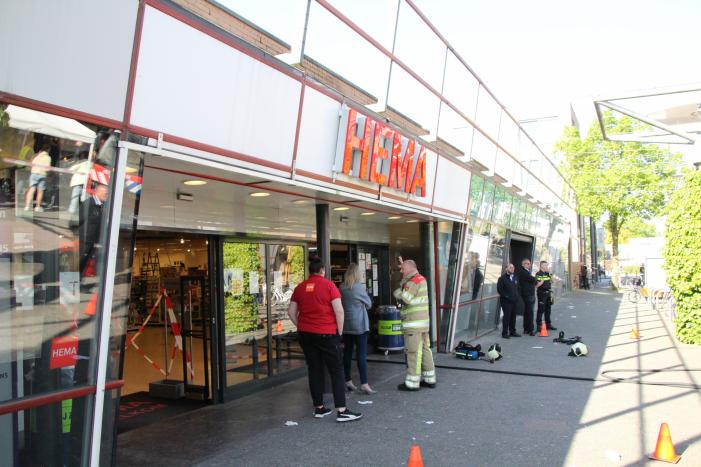 Hema winkelcentrum Emiclaer ontruimd na brand