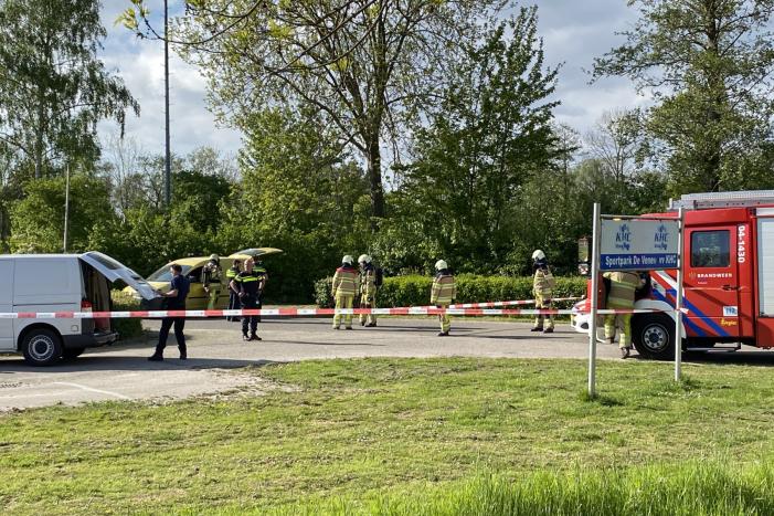 Sportpark De Venen afgezet na incident met bestelbus