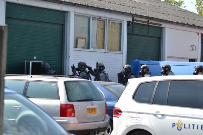 Drugslab aangetroffen in loods