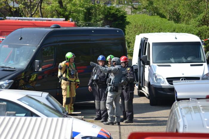 Drugslab aangetroffen in loods