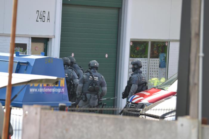 Drugslab aangetroffen in loods