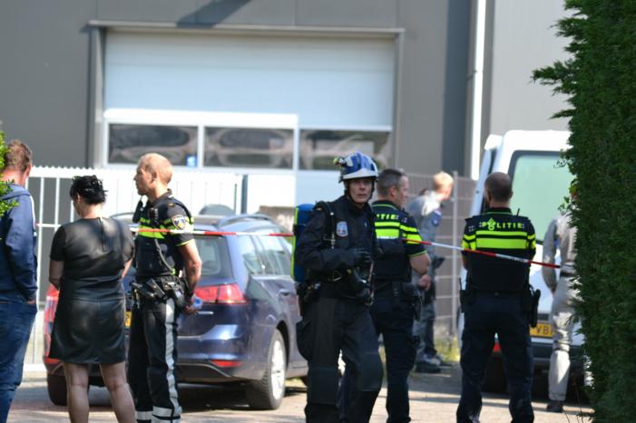 Drugslab aangetroffen in loods