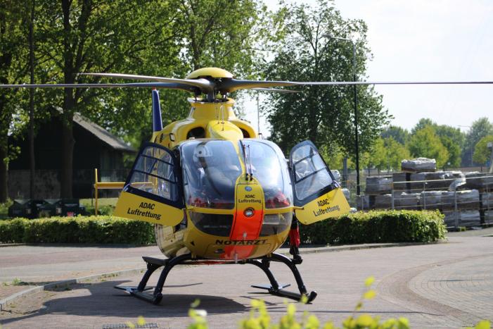 Duitse traumahelikopter verleend bijstand bij medische noodsituatie