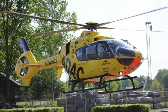 Duitse traumahelikopter verleend bijstand bij medische noodsituatie