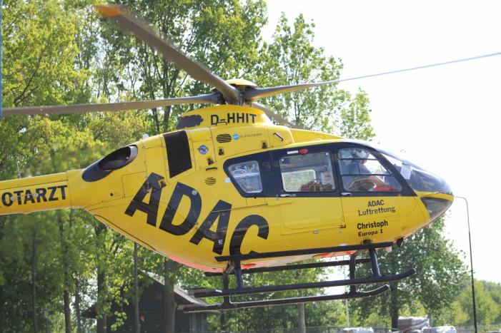 Duitse traumahelikopter verleend bijstand bij medische noodsituatie