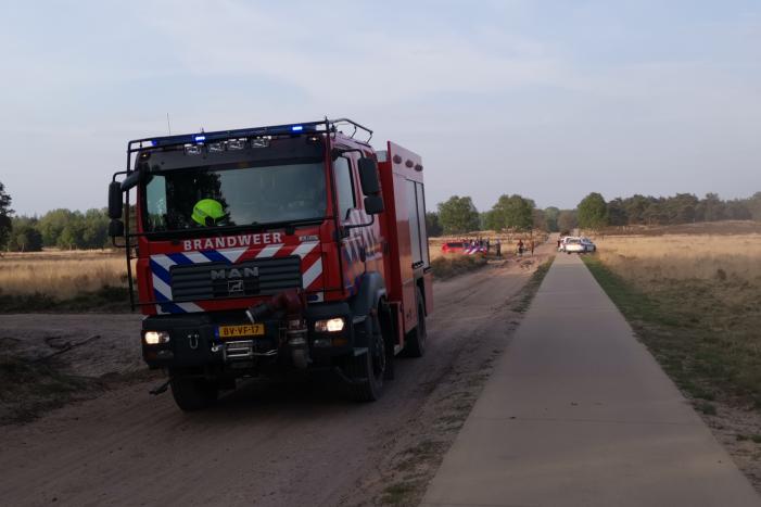Zoektocht naar vermeende heidebrand
