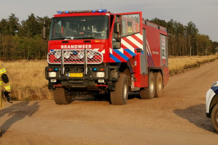 Zoektocht naar vermeende heidebrand