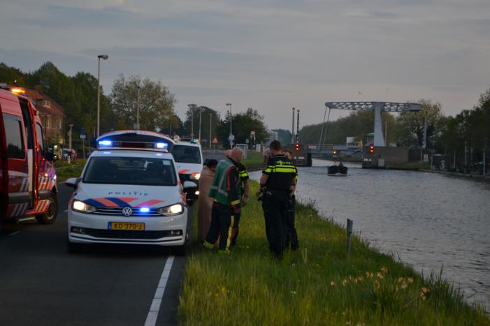 Vrouw te water geraakt