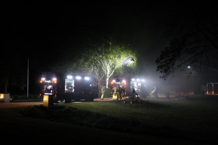 Uitslaande brand in woning