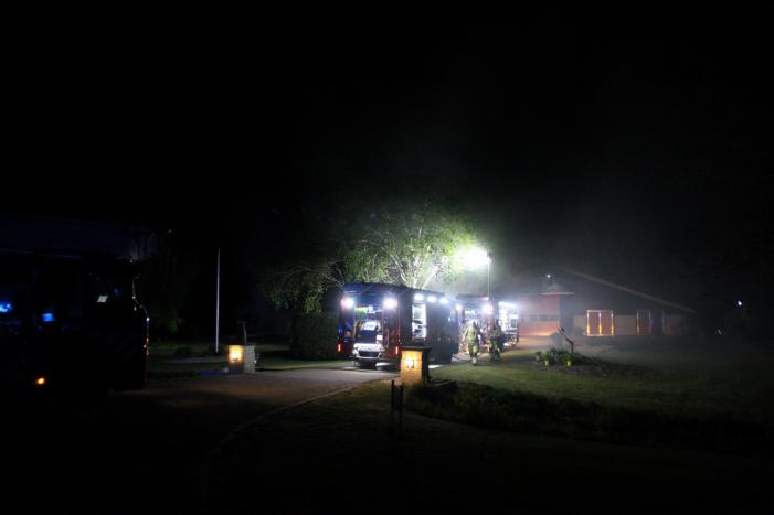 Uitslaande brand in woning
