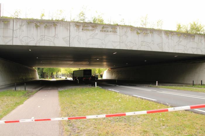 Ernstig ongeval mogelijk met vrachtwagen