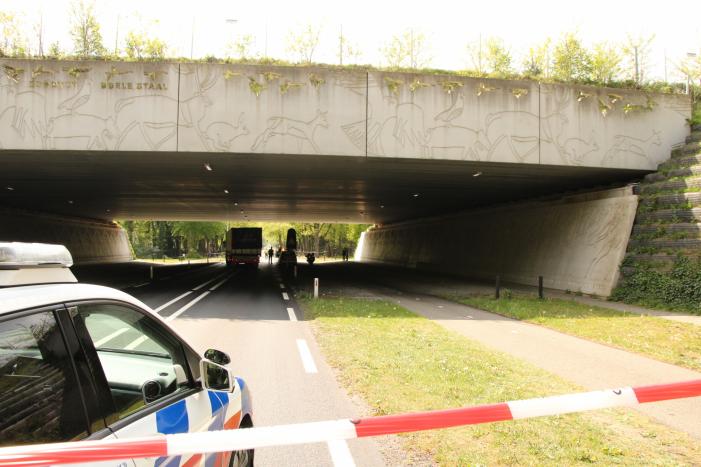 Ernstig ongeval mogelijk met vrachtwagen