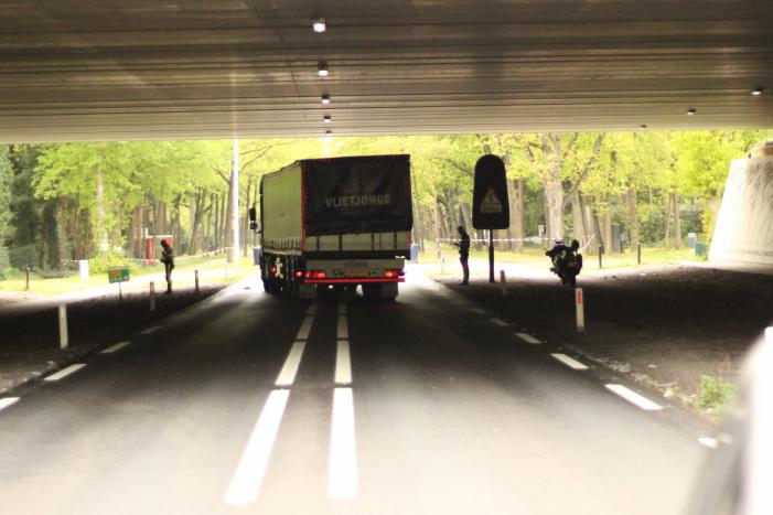Ernstig ongeval mogelijk met vrachtwagen