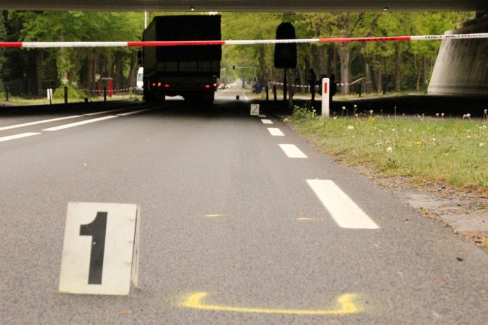 Ernstig ongeval mogelijk met vrachtwagen