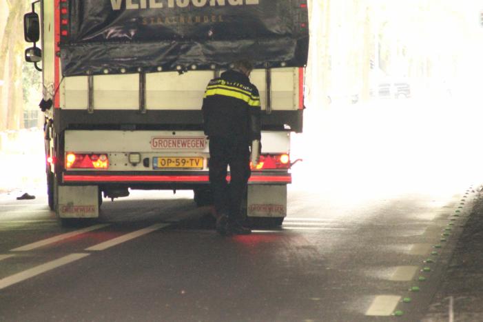 Ernstig ongeval mogelijk met vrachtwagen