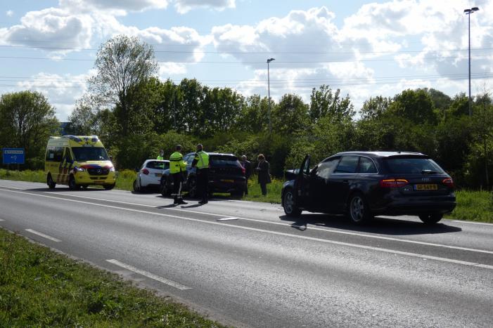 Veel schade na aanrijding