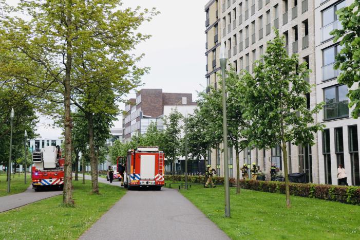 #Dordrecht Bewoners blussen kleine keukenbrand Maria Montessorilaan Dordrecht.