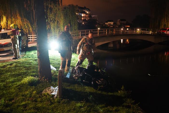 Scooter in het water aangetroffen