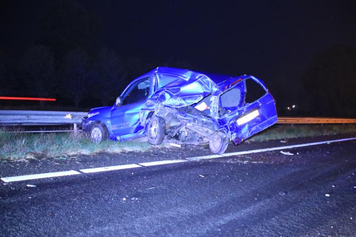 Snelweg afgesloten door zwaar ongeval