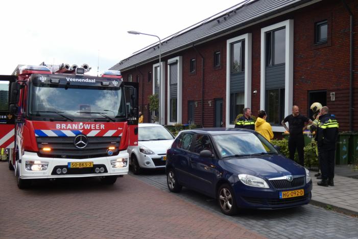 Brand in meterkast van woning