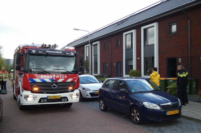 Brand in meterkast van woning